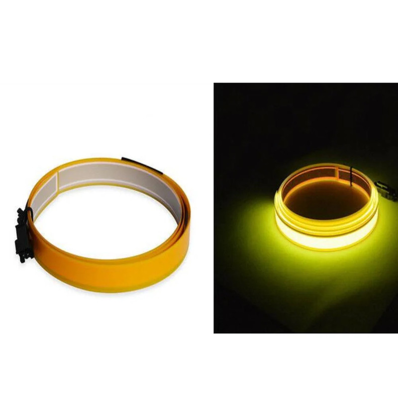 Lychee 1M Neon Glowing Strobing Electroluminescent - Yellow - إضاءة